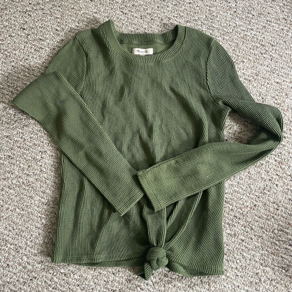 NWT Madewell Elwood Knot Front Top
